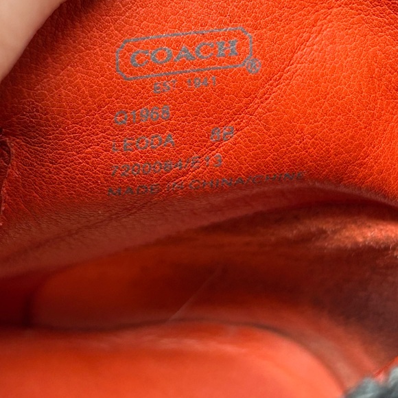 COACH Leoda Suede, Leather ankle booties, size 8 - Picture 15 of 16